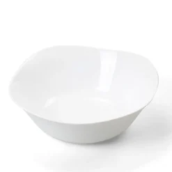 Ensaladera Vitrocerámica Blanca 25Cm
