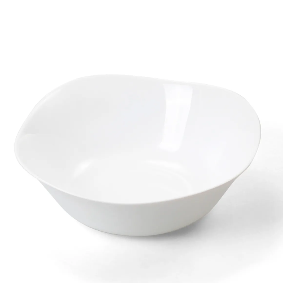 Ensaladera Vitrocerámica Blanca 25Cm