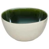 Ensaladera WONJA verde de porcelana 26cm