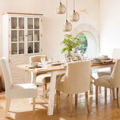 Escaparate OLIBIA blanco de mdf c/4 puertas 190cm