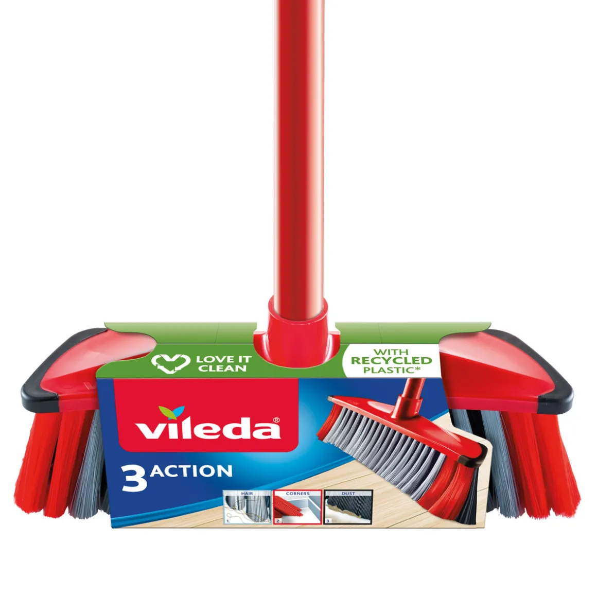 Escoba Antichoque 3En1