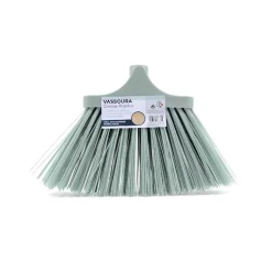 Escoba Dura De Pvc Azul Piedra