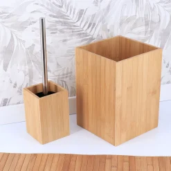 Escobilla De Baño De Bambú