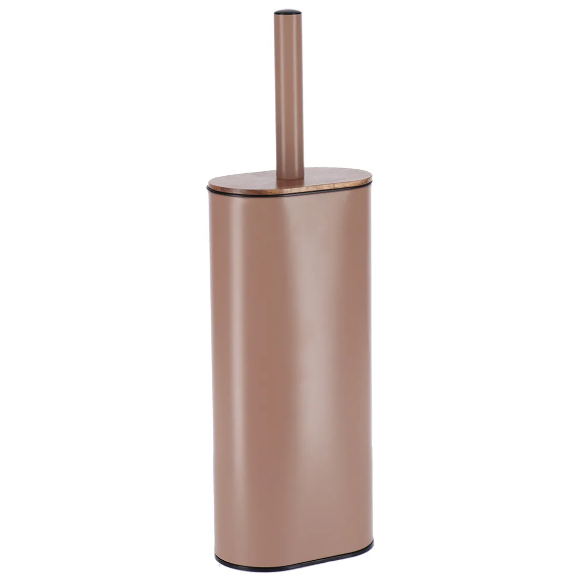 Escobillero metálico gris pardo