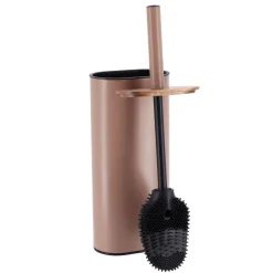 Escobillero metálico gris pardo