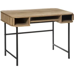 Escritorio Colva Beige Con 2 Puertas