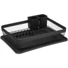 Escurreplatos Metal Negro 43x32x13.5Cm