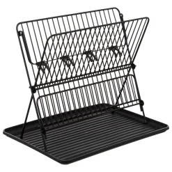 Escurreplatos Metálico 2 Niveles Negro