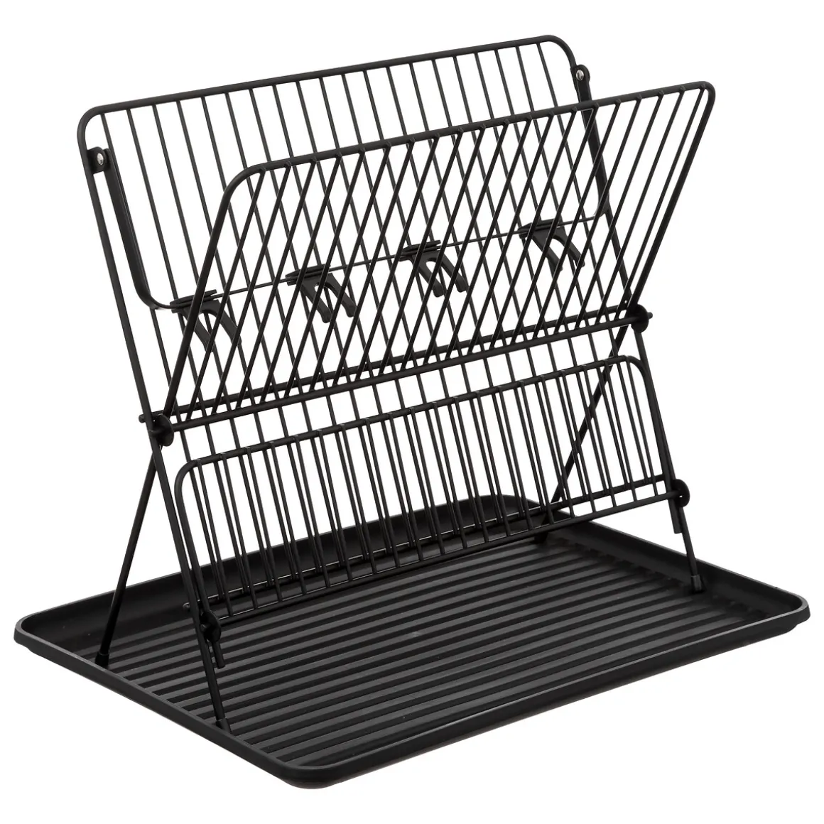 Escurreplatos Metálico 2 Niveles Negro