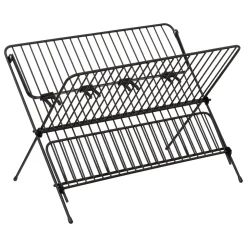 Escurreplatos Metálico 2 Niveles Negro