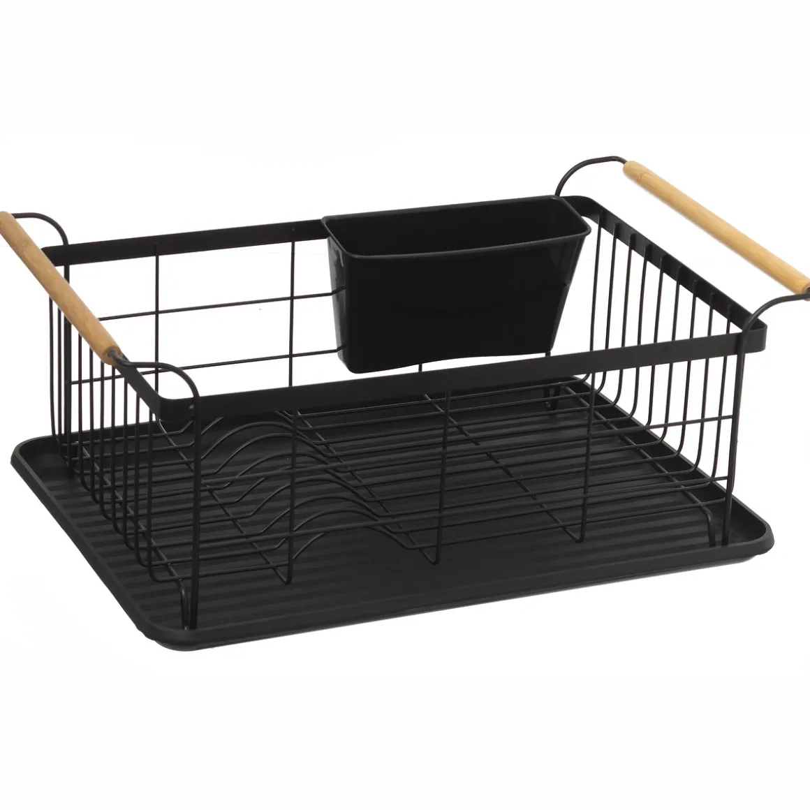 Escurreplatos Metálico Negro Blackwood