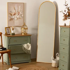 Espejo alto KIM con soporte 180cm