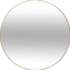 Espejo de pared ALICE redondo dorado 76cm