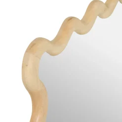 Espejo de pared beige 62cm