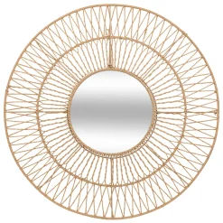 Espejo De Pared Millie De Cuerda Beige 75cm