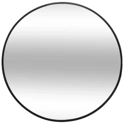 Espejo De Pared Redondo Alice Negro 38cm