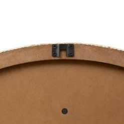 Espejo de pared redondo ANAYA beige 78cm