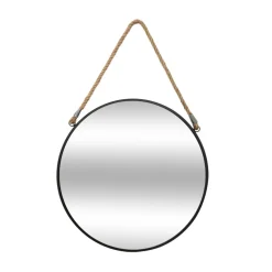 Espejo de pared redondo metal 38Cm