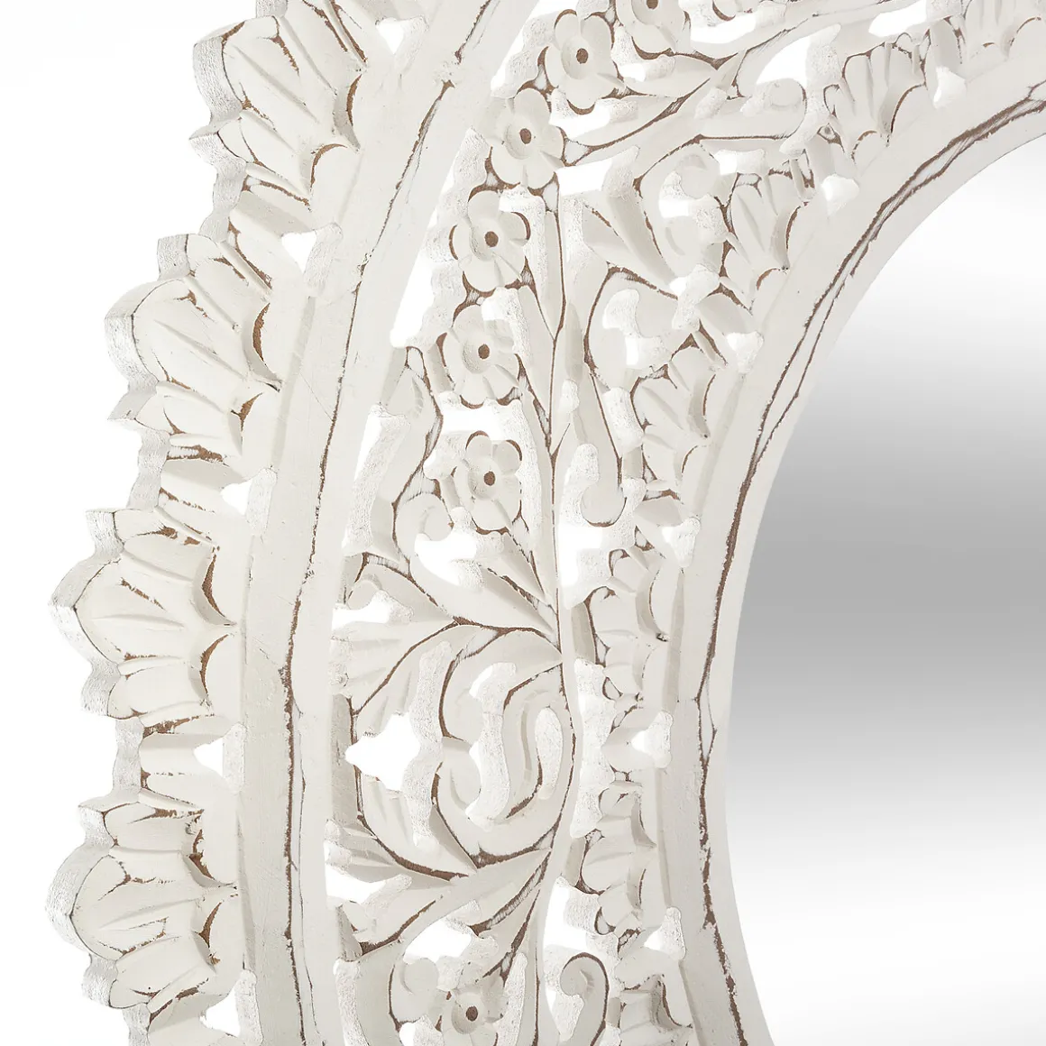 Espejo De Pared Ritual Mdf Blanco 90Cm