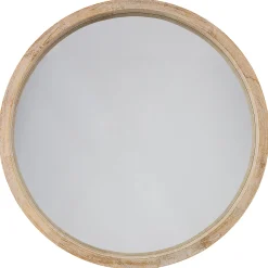 Espejo De Pared Scandinave Madera 50Cm