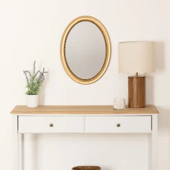Espejo De Pared Victoria Dorado 53cm