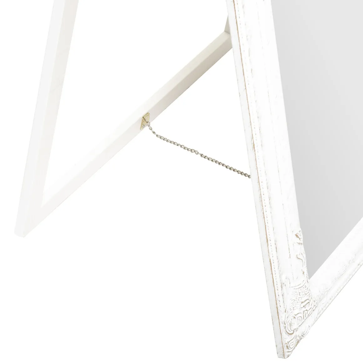 Espejo De Pie Blanco De Madera 172x62Cm