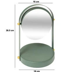 Espejo de wc giratorio DUO verde