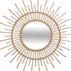 Espejo Decorativo De Ratán 76x2.4x76Cm