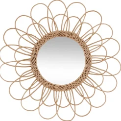 Espejo Decorativo Flor De Mdf 56Cm