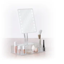 Espejo Led Con Almacenaje P/Joyas Selena