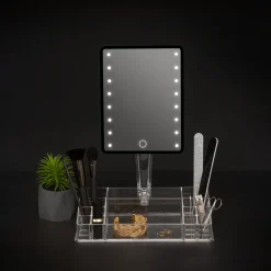 Espejo Led Con Almacenaje P/Joyas Selena