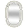 Espejo ovalado SKY plateado 30x19cm