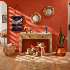 Espejo Pared Terre Beige 45Cm Ref.16697