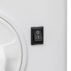 Espejo wc led de plástico blanco 26 cm