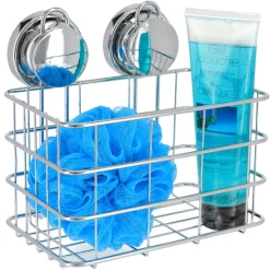 Estante De Baño Aluminio C/Ventosa