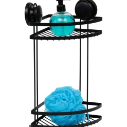 Estante De Esquina P/Ducha C/2Niveles