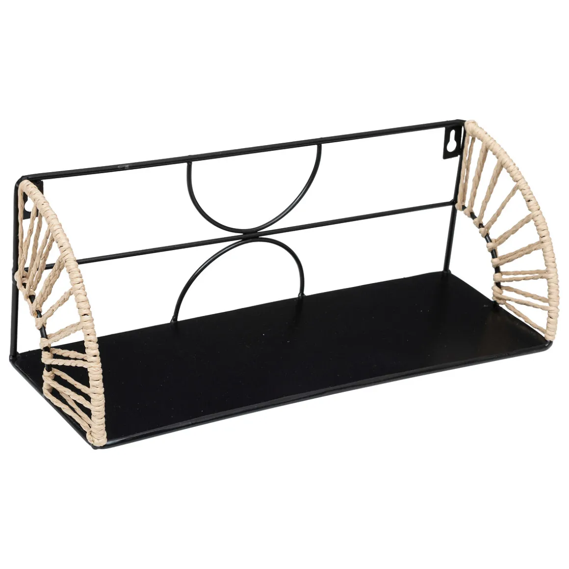 Estante MILEVA negra 37cm