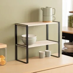 Estantería 2 Niveles Madera