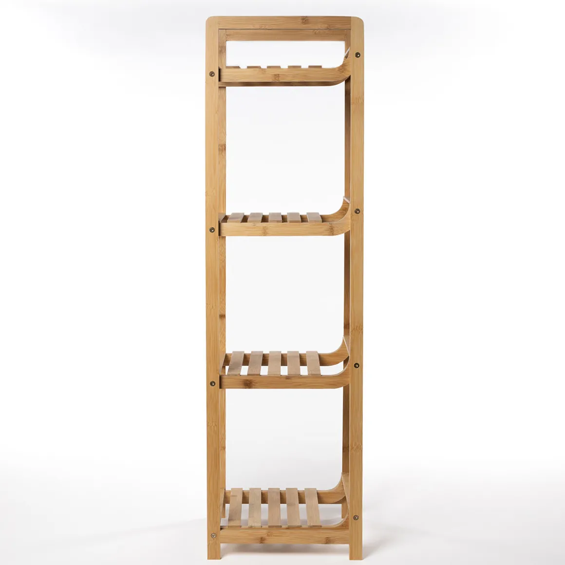 Estantería con 4 baldas 104x30cm de bambú