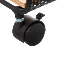 Estantería Con 2 Baldas Y Ruedas