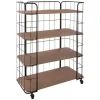 Estantería Metal C/4 Baldas 70x31x97.5Cm