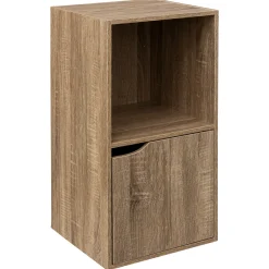 Estantería Mix Natural Con Puerta