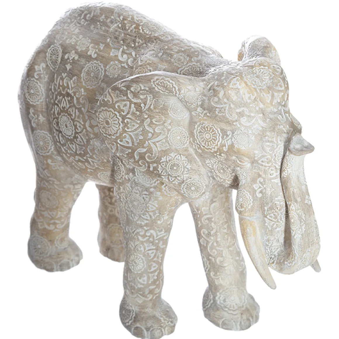 Estatua Elefante De Resina 27x12x22Cm