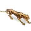 Estatua Leopardo Dorado 79cm