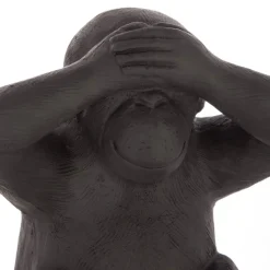 Estatua Mono Sabio Ciego 19.5x14x24Cm