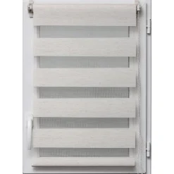 Estor De Tela Noche/Día Beige 57x180Cm