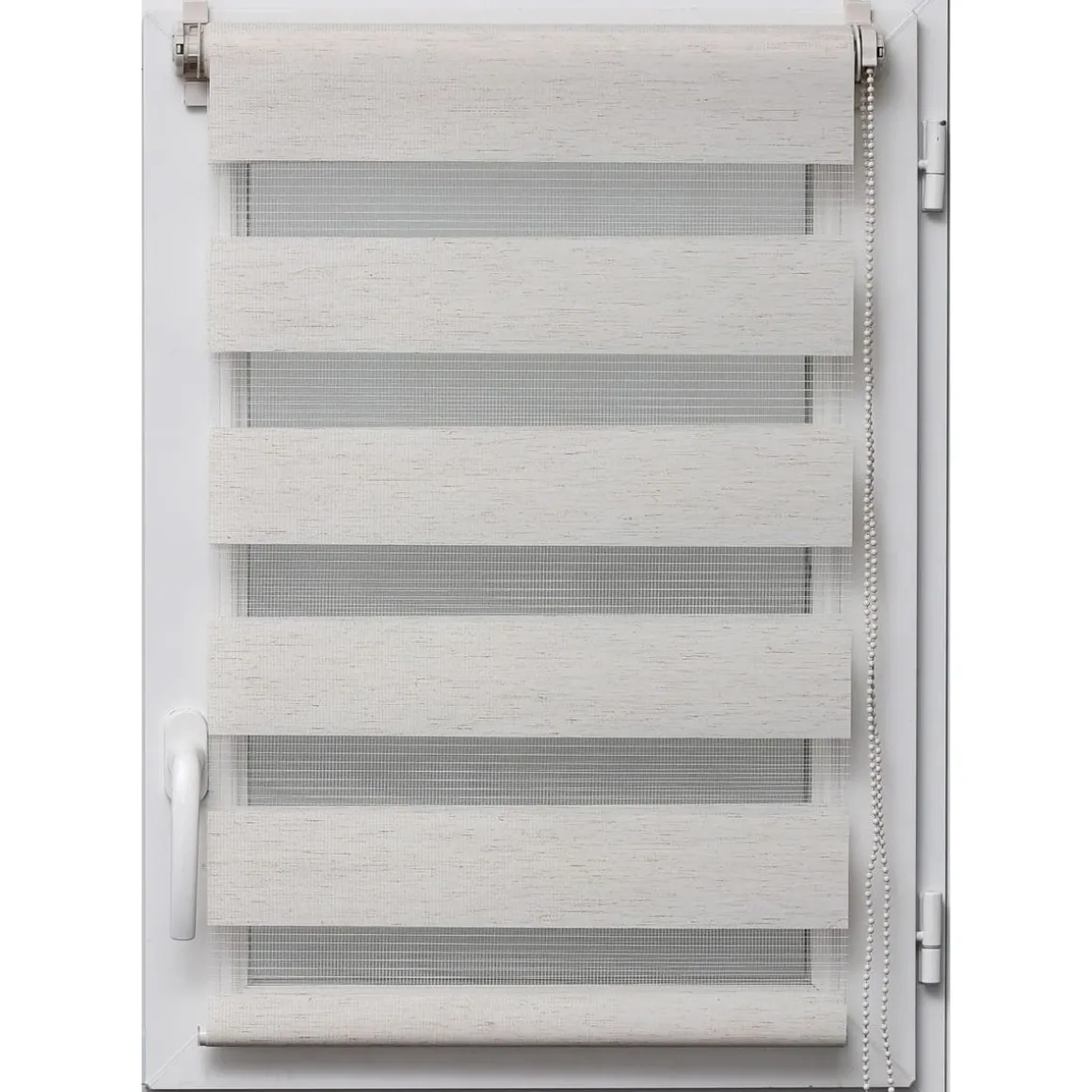 Estor De Tela Noche/Día Beige 57x180Cm