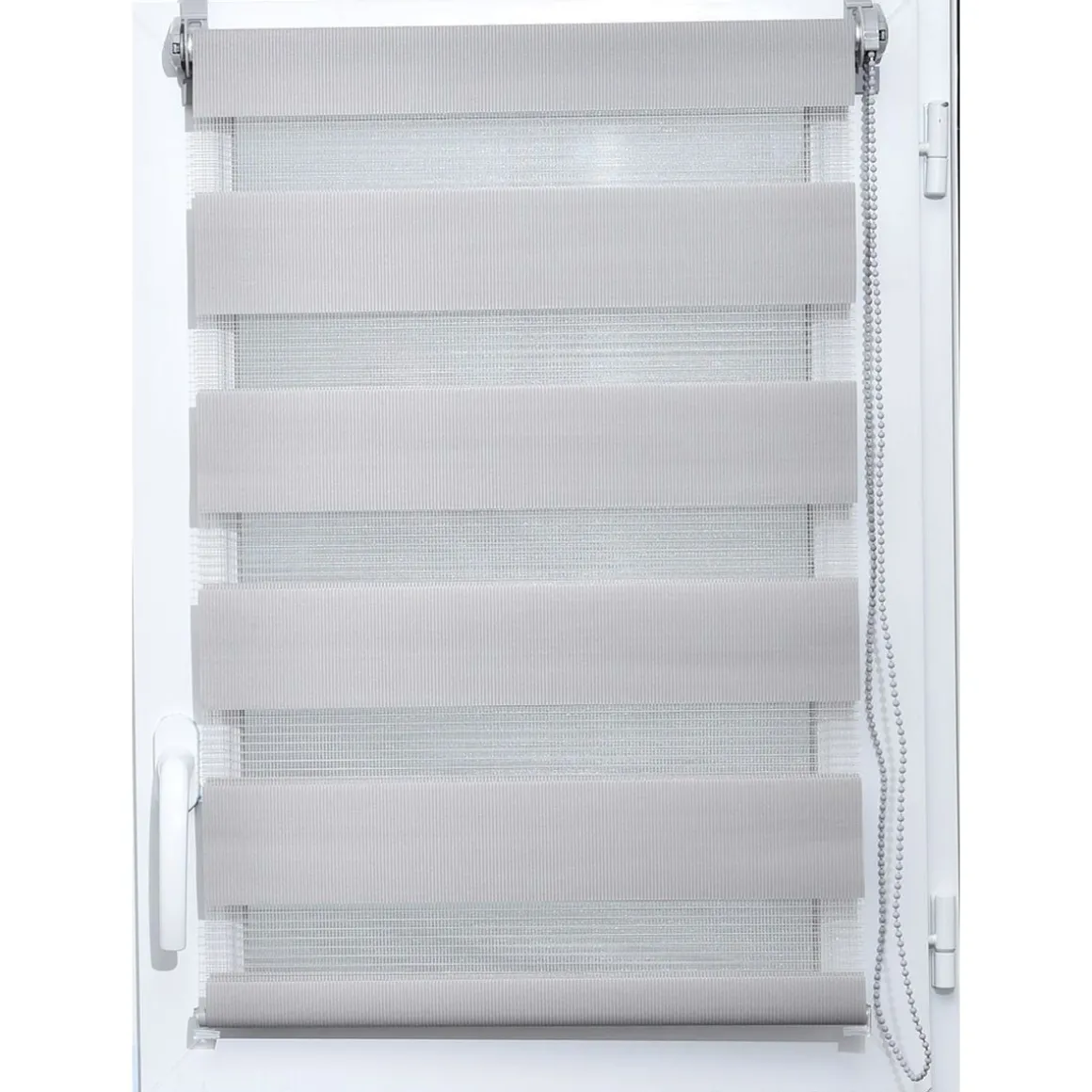 Estor De Tela Noche/Día Gris 117x180Cm