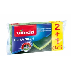 Estropajo Con Esponja Ultrafresh 2+1