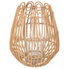 Farol Caravane Beige De Ratán 18x22Cm